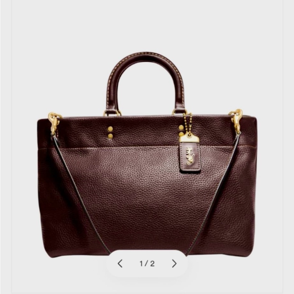 Coach Rogue 31 tote in Dark Teak!